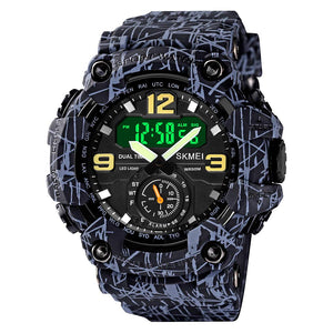 Skmei - 1637 - Warrior Dual Display Watch - Grey/Black image 6