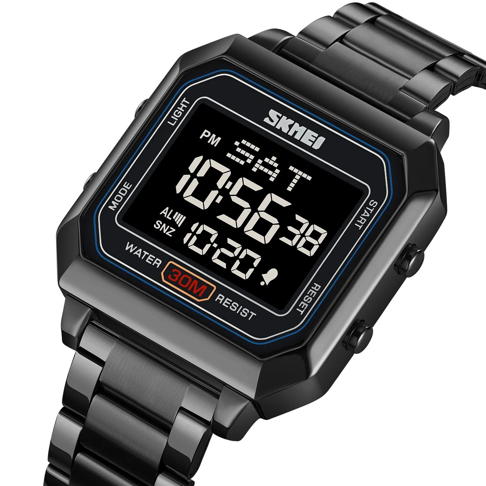 Skmei – 2149 – Metal Digital Watch – Black image 0