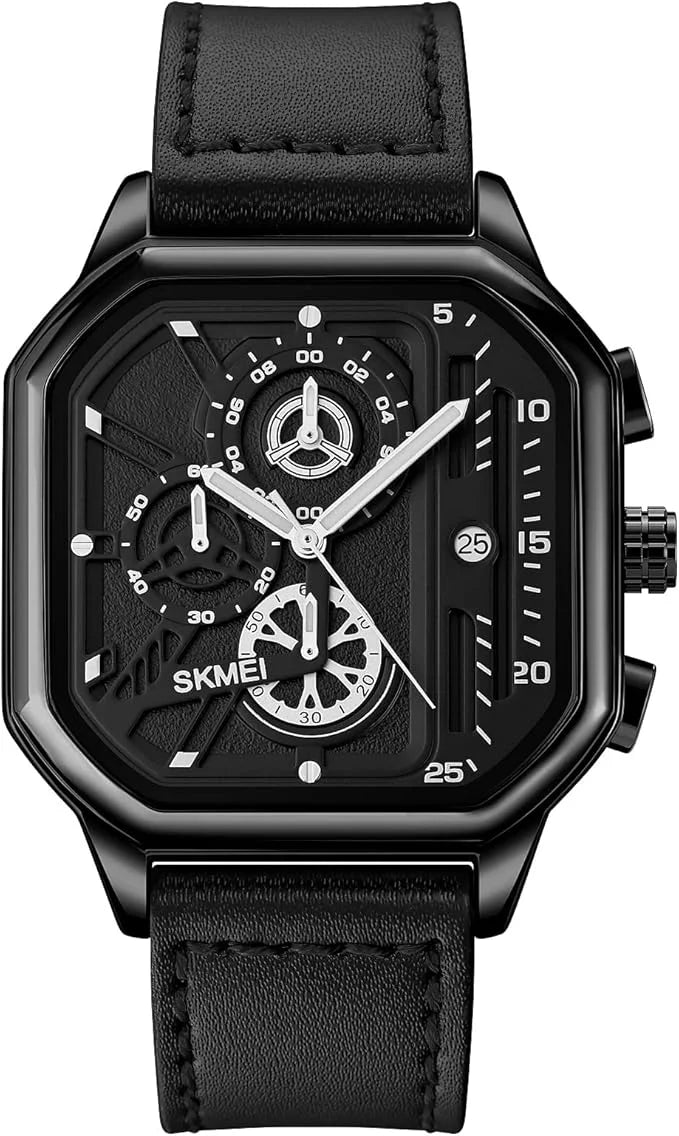Skmei - 1963 - Waterproof Watch With Date Countdown - Black image 2