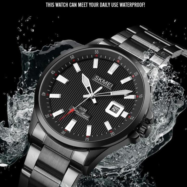 SKMEI - 1654 - High Quality Luxury Watch - Black image 4