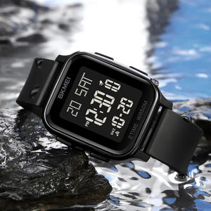 SKMEI - 1858 - High Quality Luxury Watch - Black image 3