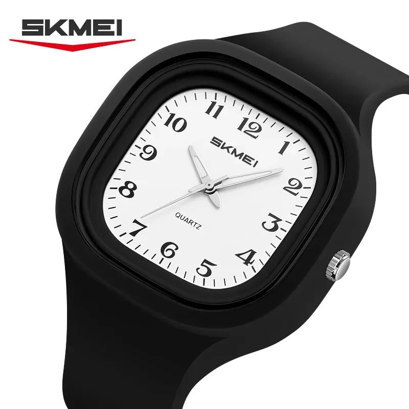 SKMEI - 2501 - High Quality Luxury Watch - Black/White image 1