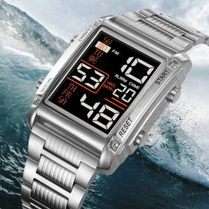 SKMEI - 2206 - High Quality Luxury Watch - Silver/Black image 3