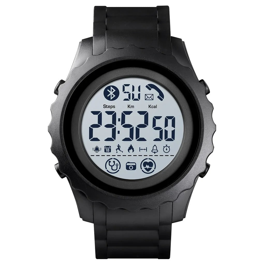 Skmei - 1626 - Health Tracker Digital Watch - Black/White image 0