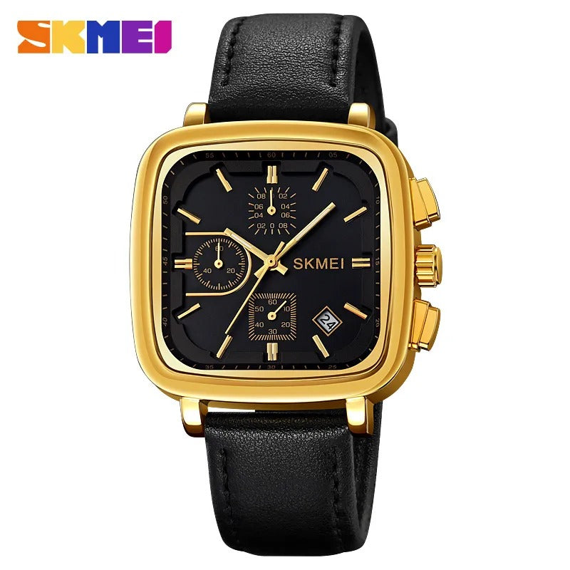 Skmei - 2182 - Simply Date Stopwatch - Gold image 0