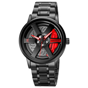 Skmei - 1787 - Rotating Wheel Rim - Red image 0
