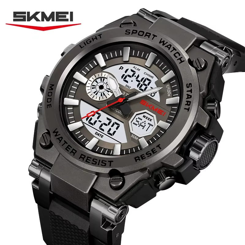 SKMEI - 2417 - High Quality Luxury Watch - Black/White image 0