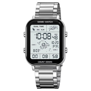 Skmei - 2301 - Digital Electronic Chronograph Sports Watch - silver image 0