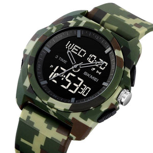 Skmei - 2199 - Digital Multifunctional Watch - ArmyGreenCamo image 1