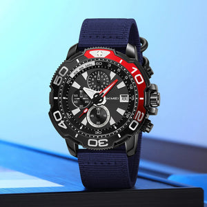 Skmei - 9381 - Men’s Sports Chronograph Watch - Blue image 3