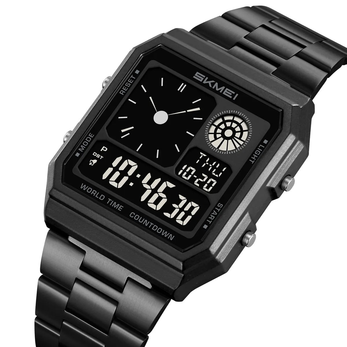 Skmei - 2353 - Digital World Electronic Watch - black/black image 0