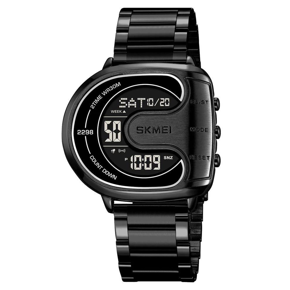 SKMEI 2298 Digital Chronograph Sports Wristwatch - Black/black – Skmei ...
