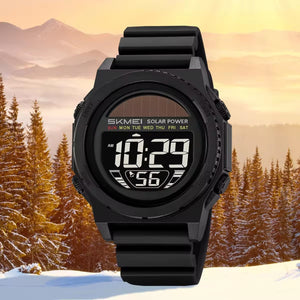 SKMEI - 2358 - High Quality Luxury Watch - Black/Black image 4