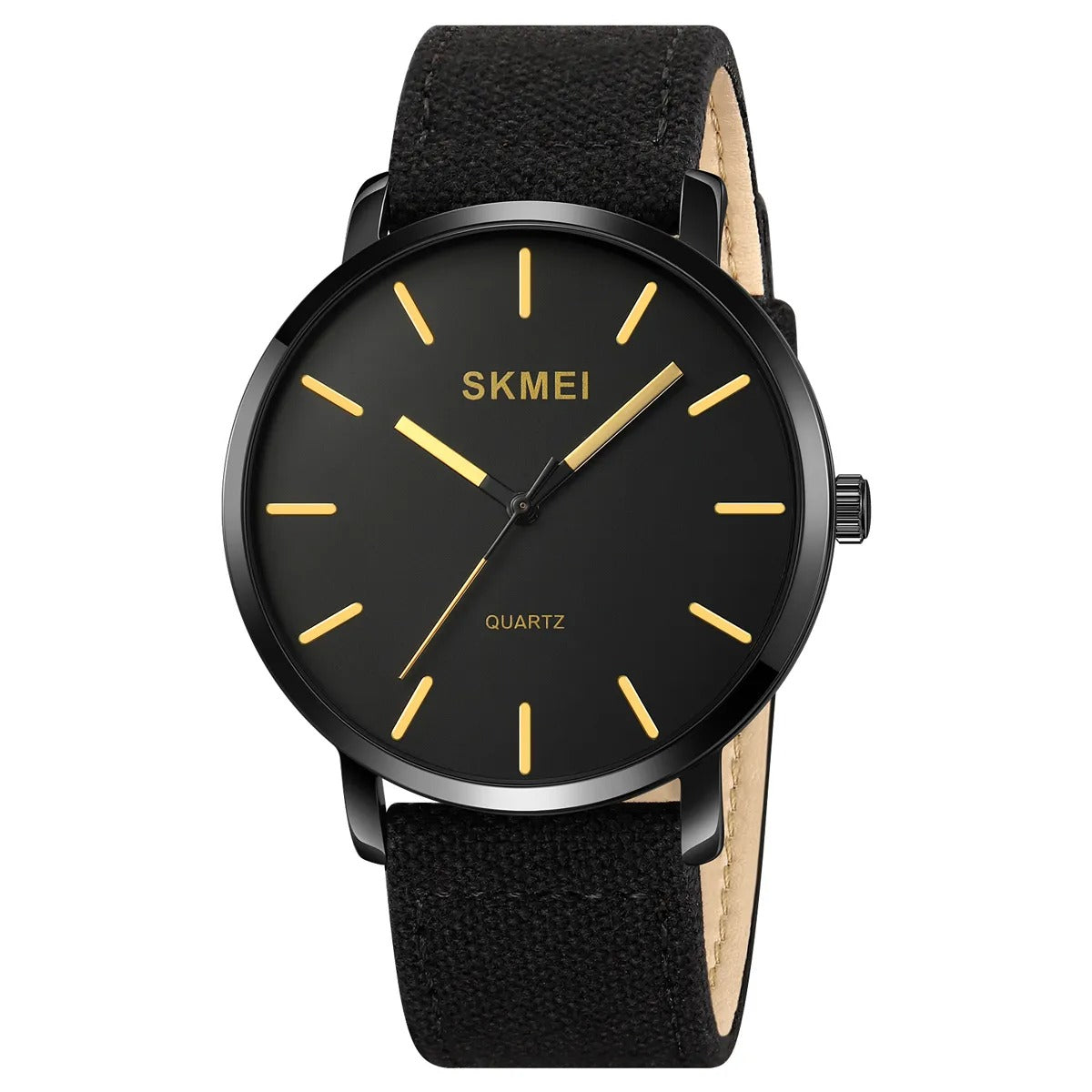 Skmei - 1984 - Accurate Quartz Movement - gold-braided belt image 0