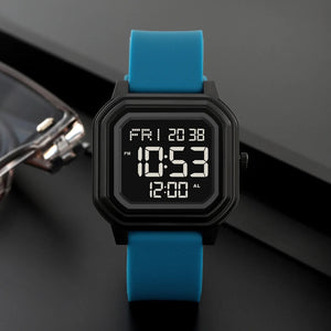 Skmei - 2558 - Minimal Time Digital Watch - Blue image 1