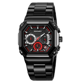 Skmei - 9359 - Quartz Chronograph Heavy-Duty Metal Build - red image 0