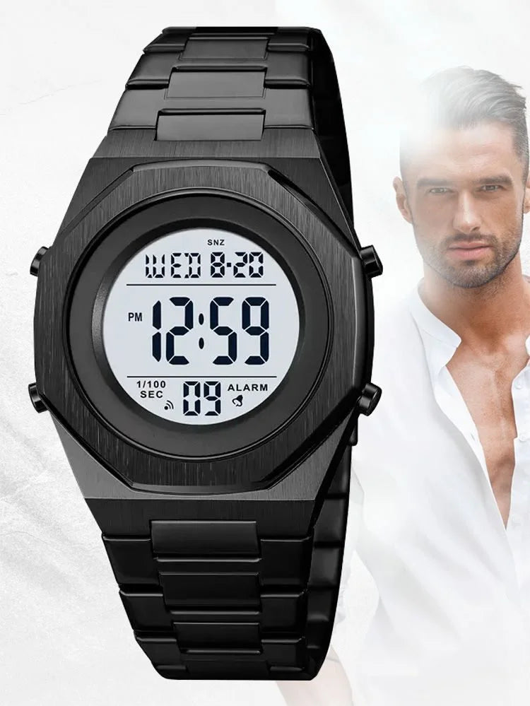 Skmei - 2066 - Digital Sports Waterproof Hand Multifunctional - Black image 3