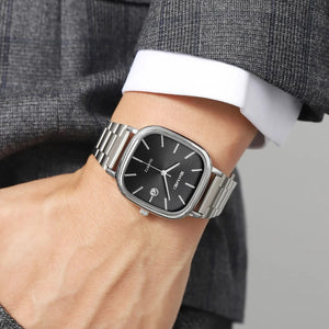 Skmei – 2551 – Classic Quartz Movement Watch – Silver/Black image 2
