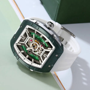 SKMEI - M033 - Phantom Automatic Skeleton Watch - white image 1