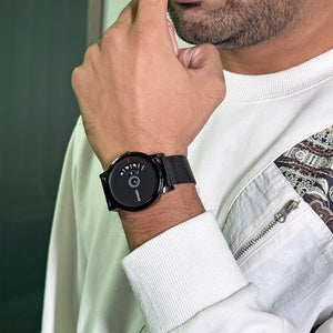 SKMEI - 1260 - Waterproof Business Watch For Men - black/black mesh belt image 3
