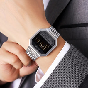 Skmei - 2350 - Digital MultifunctionalSports Watch with Dual Time - Silver image 3