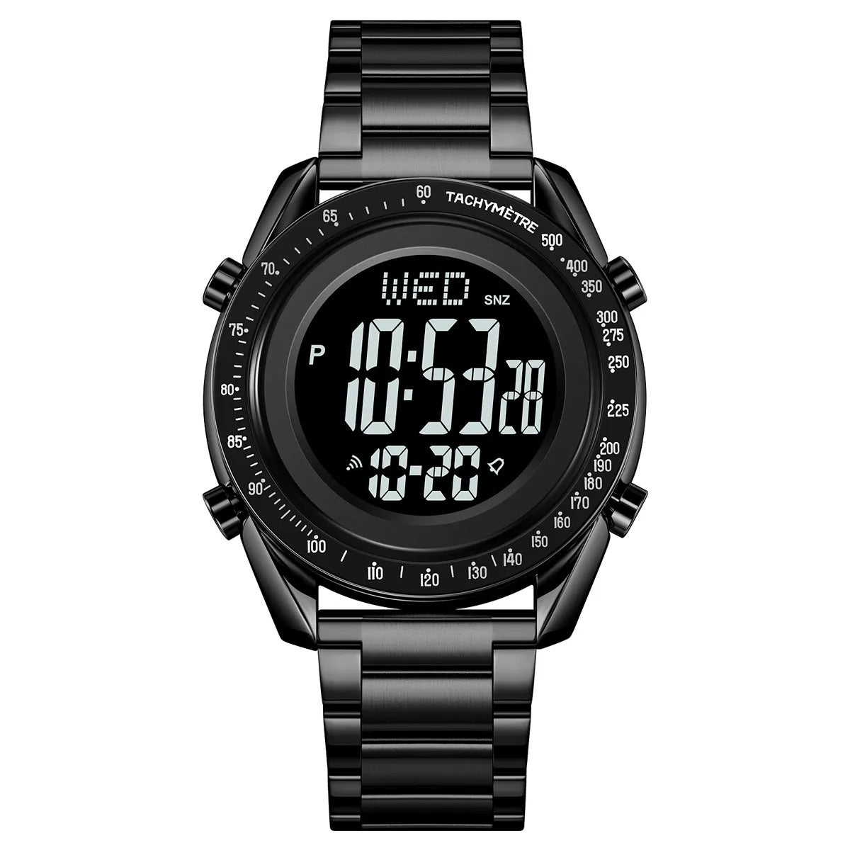 Skmei - 2145 - Smart Digital Features Watch - Black/Black image 0