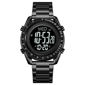 SKMEI 2145 Smart Digital Features Watch - Black/Black