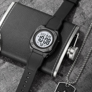 Skmei - 2160 - Smart Digital Functions Watch - black-white image 4