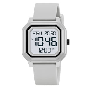 Skmei - 2558 - Minimal Time Digital Watch - Grey image 0