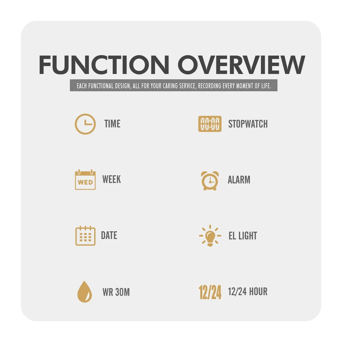 SKMEI 2415 Compact Digital Silicone Strap Watch - silver image 4