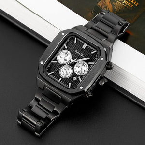 SKMEI - 2201 - Square Chronograph Watch - Black image 1