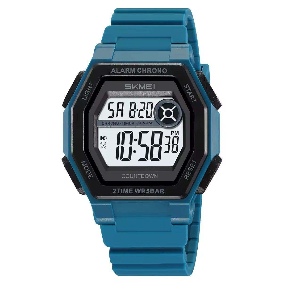 SKMEI - 2552 - Digital Sports Watch - blue image 1