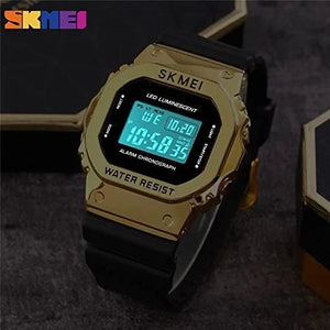 Skmei - 1851 - Digital LED Luminous Waterproof - Golden image 2