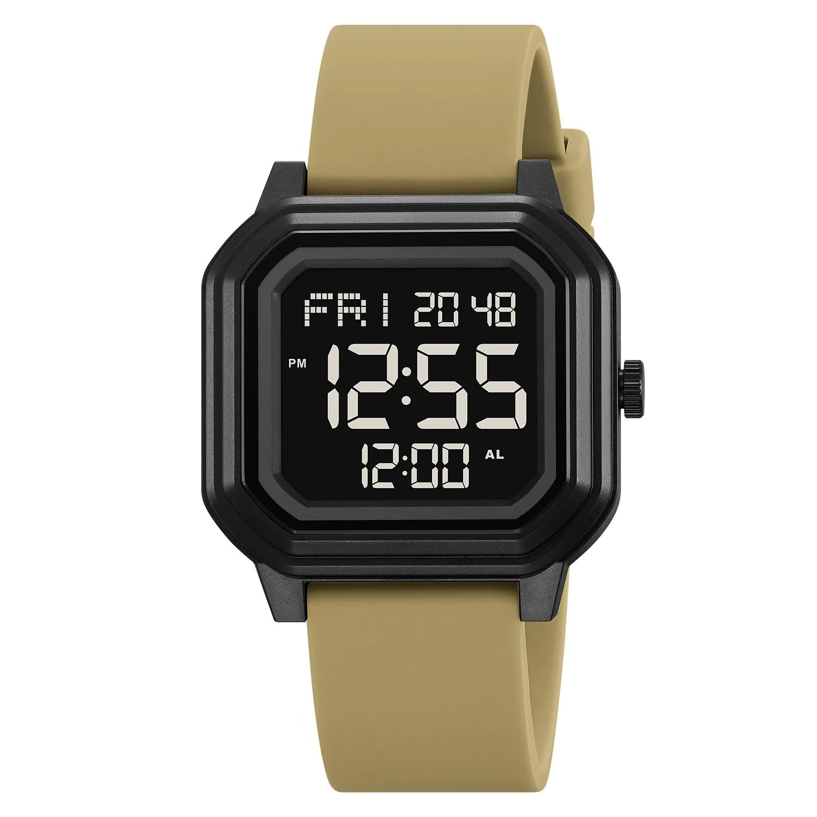 Skmei - 2558 - Minimal Time Digital Watch - Apricot image 0