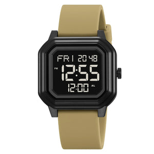 Skmei - 2558 - Minimal Time Digital Watch - Apricot image 0