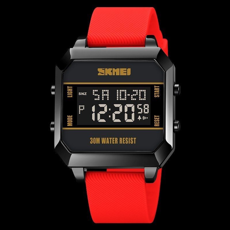 Skmei - 1848 - Digital Waterproof LED Luminous - Red image 4