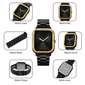 SKMEI - 2275 - 30m Waterproof Watch For Men - Gold image 5