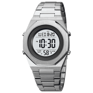 Skmei - 2066 - Digital Sports Waterproof Hand Multifunctional - Silver/White image 0