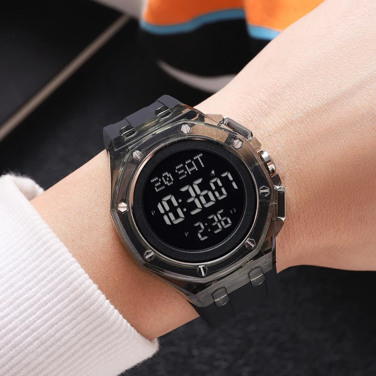 Skmei - 2481 - Heavy Duty Sports Digital Watch - black-black image 1