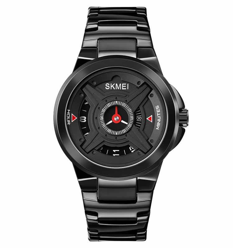 SKMEI - 1699 - Special Dial Quartz Wrist Watch - black image 0