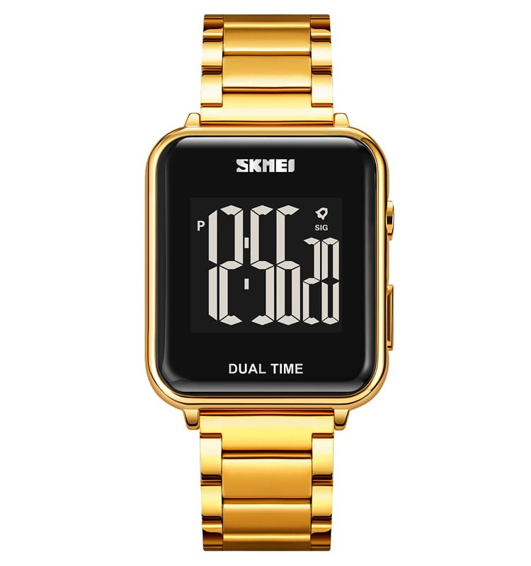 SKMEI - 1852 - Digital Countdown Electronic Movement - gold image 2