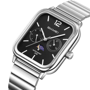 Skmei – 2509 – Elegant Edition Stainless Steel Watch – Silver / Black image 0