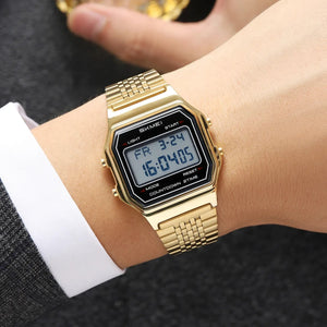 Skmei – 2465 – Digital Seven Bead Strap Watch – Gold/SevenBead image 2