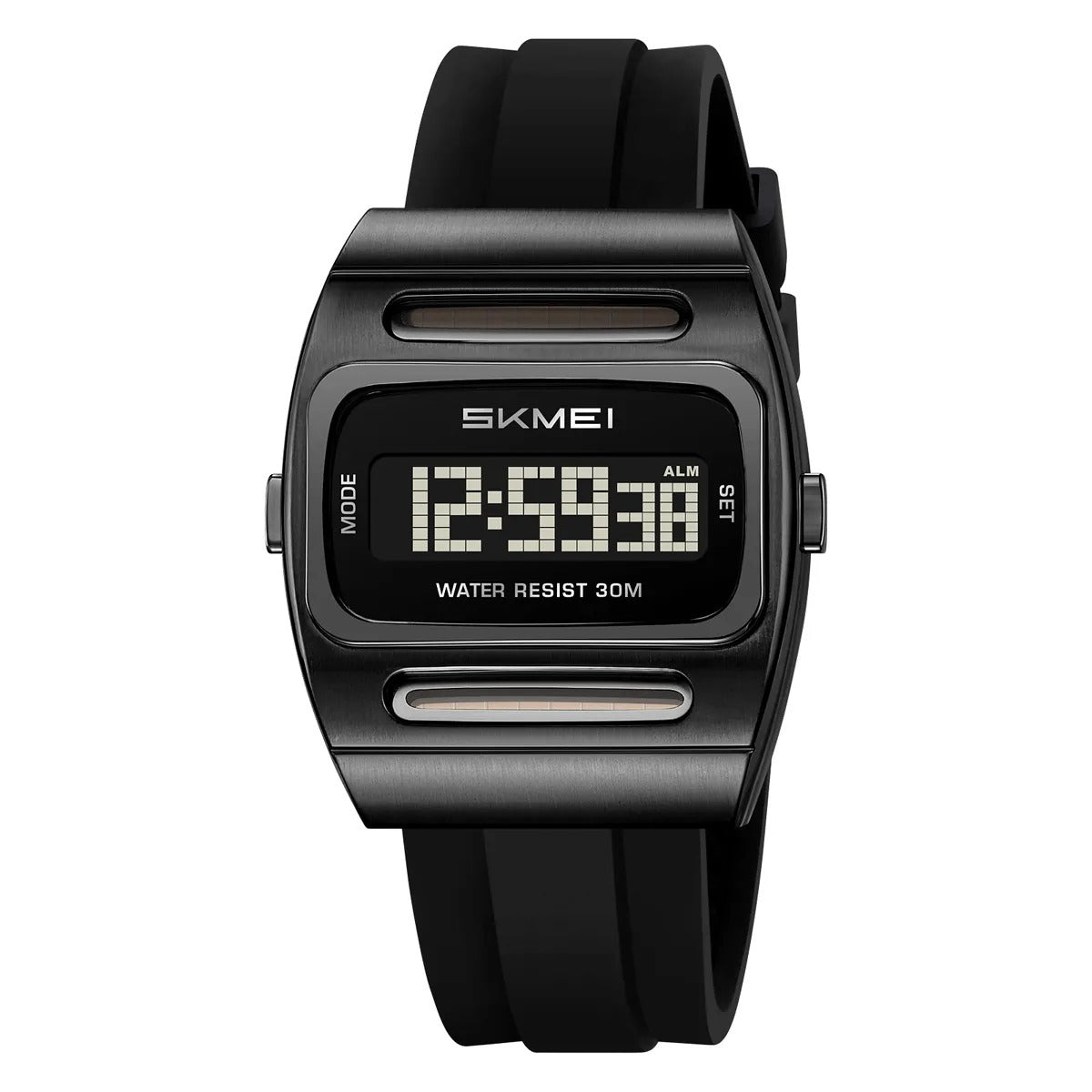 SKMEI 2563 Solar Powered Digital Watch - black image 1