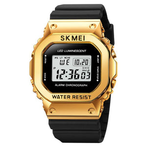 Skmei - 1851 - Digital LED Luminous Waterproof - Golden image 0
