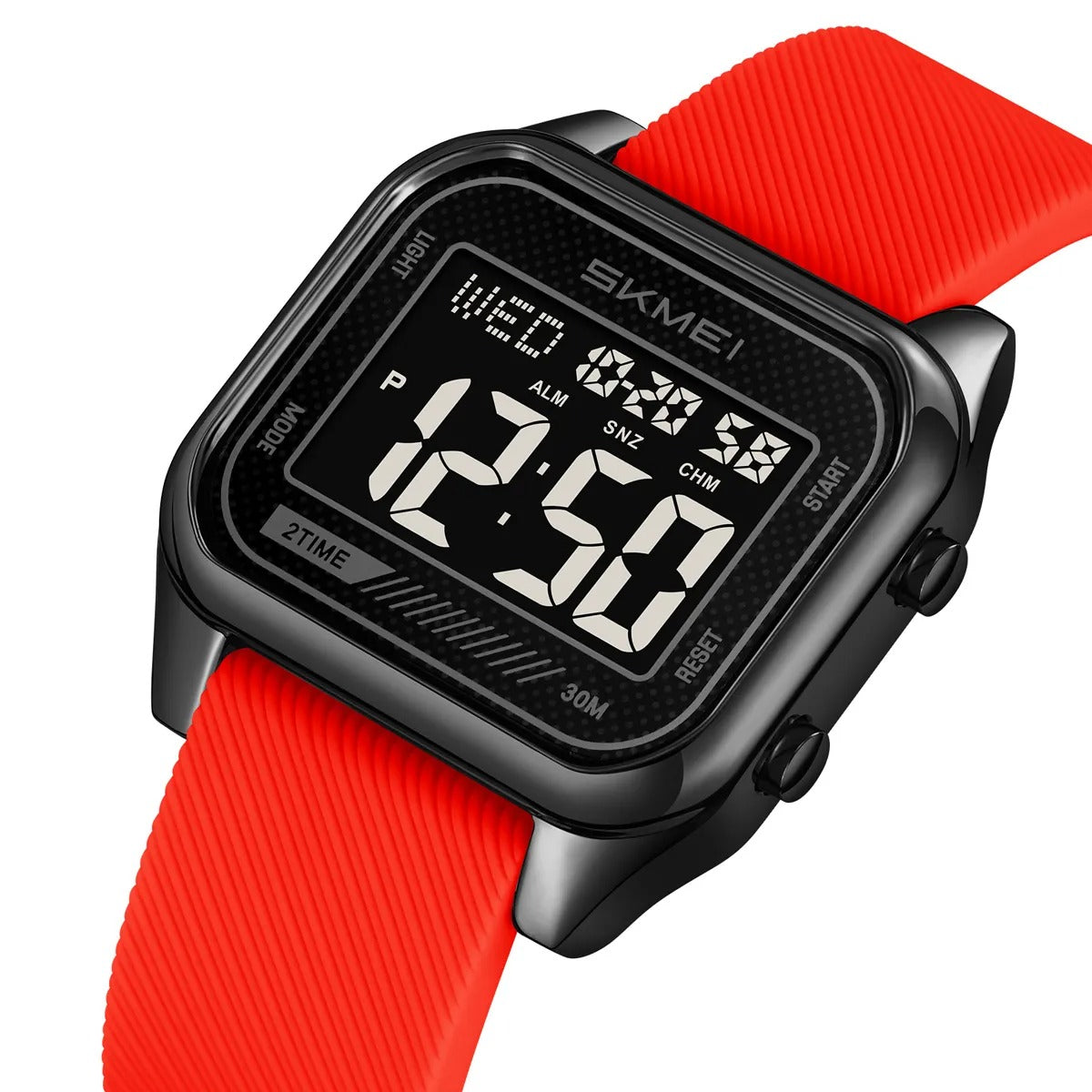 Skmei - 2496 - Digital LED Waterproof Watch - Black/Red image 0