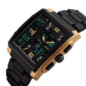 Skmei - 1274 - Luxury Digital Watch For Mens - Gold image 3