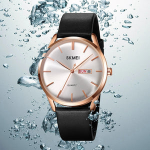 Skmei - 1991 - Reliable Quartz Movement Watch - rose gold image 3