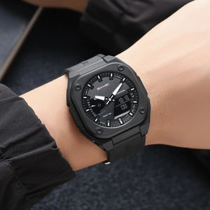 Skmei - 2328 - World Master Dual Display Watch - Black image 4