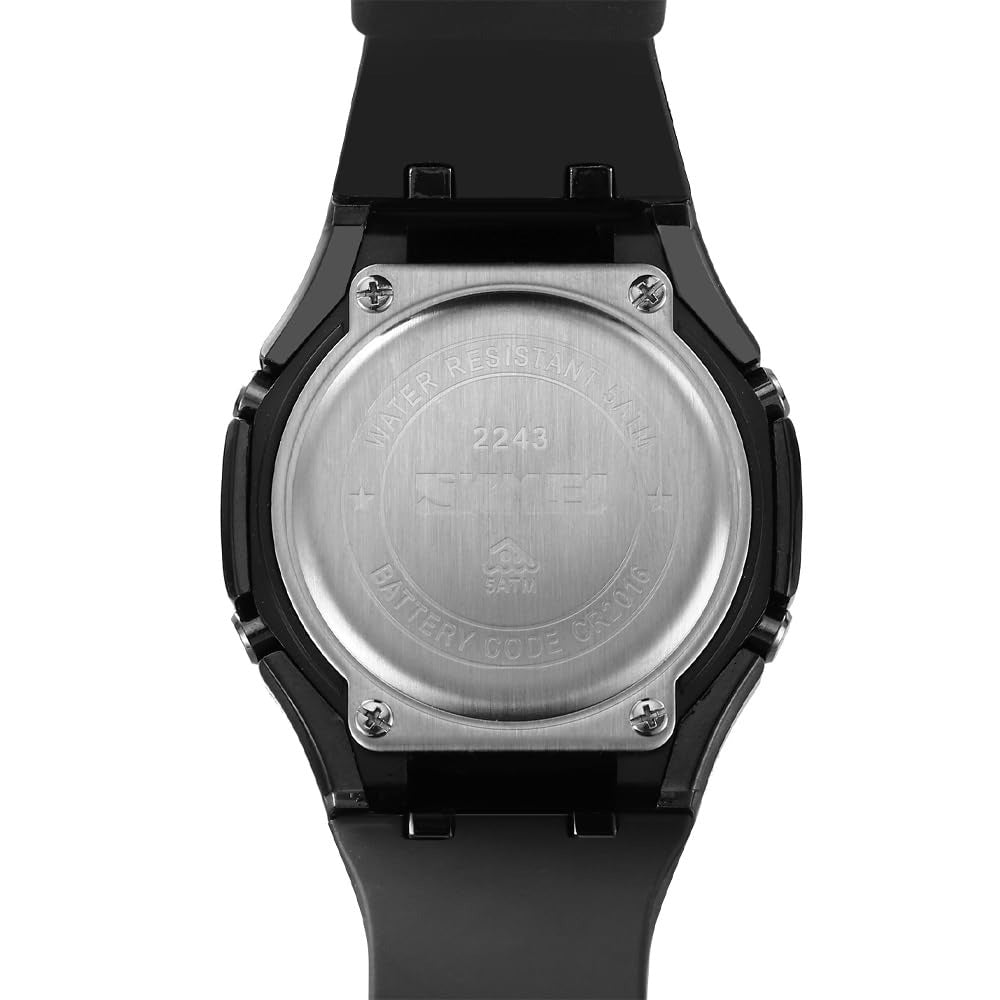 Skmei - 2243 - World time 50 Timezone - Black/Black image 2